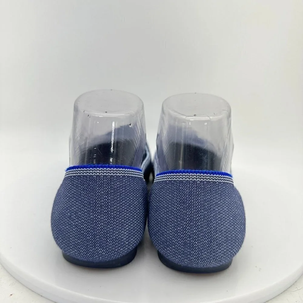 Rothy's The Flat Grey Textile Slip On Ballet Classic Comfort Women Shoes Sz 6.5 - Picture 6 of 13